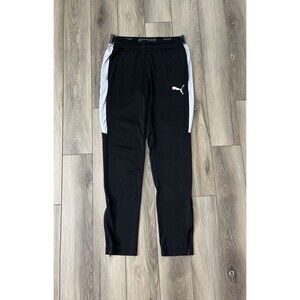 PUMA Drycell Black Athletic Sweatpants Mens Sz Small Ankle Zip